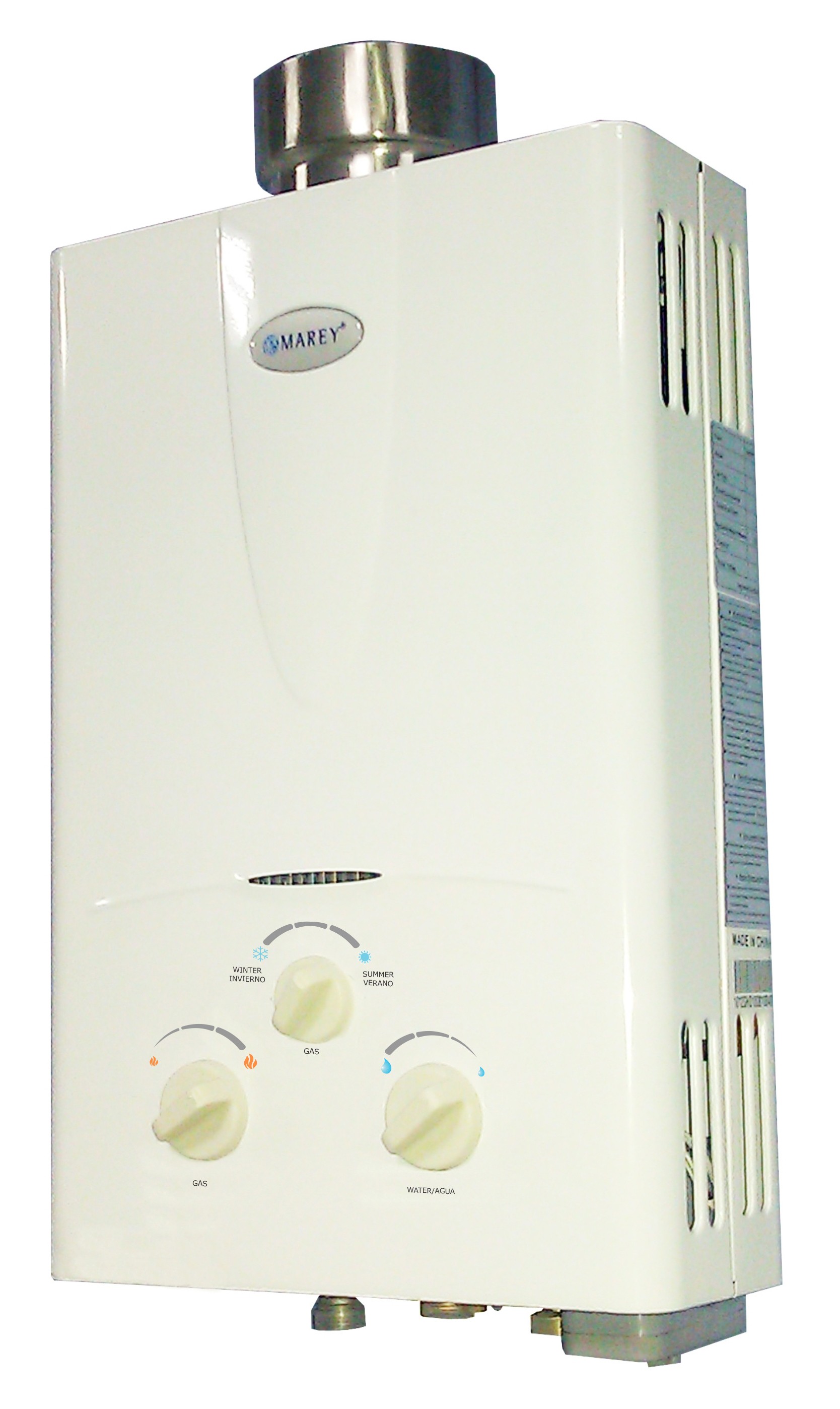 Marey GA10LP Power Gas 10L LP (Liquid Propane) Point-of-Use Tankless Water Heater